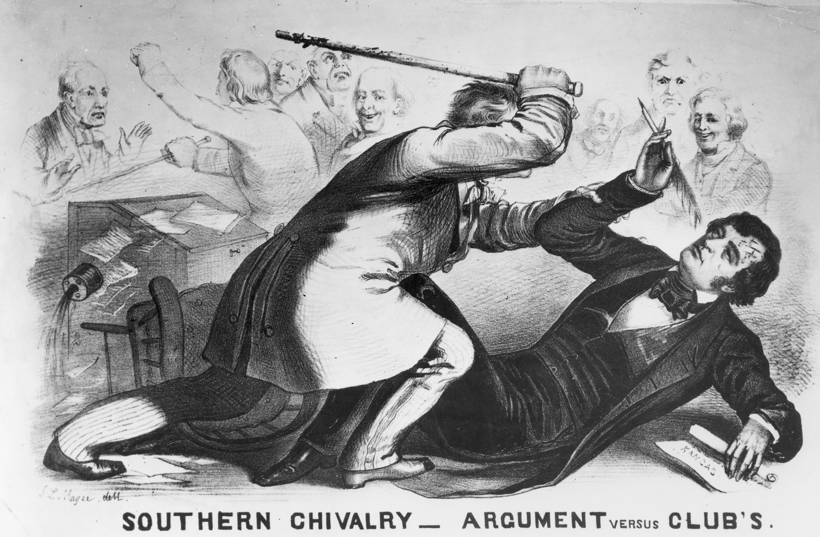 Sumner Denounces the “Crime Against Kansas” and Senator Andrew P. Butler’s Defense of the Southern Case
